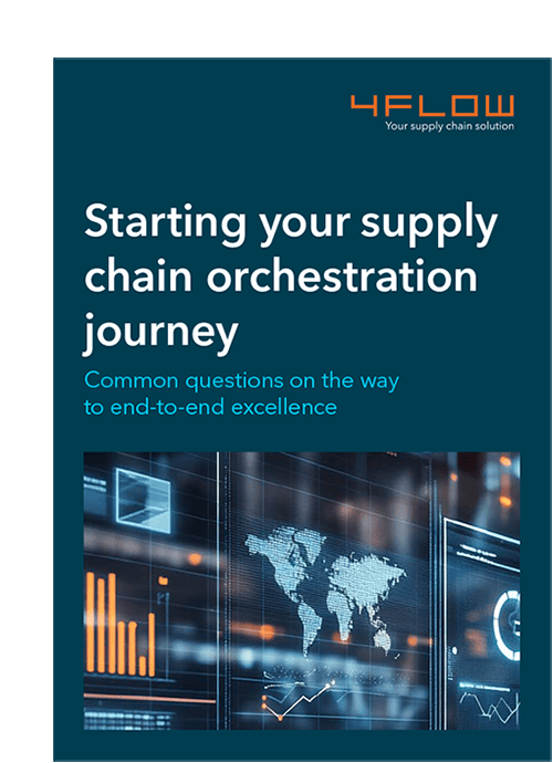 Cover of 4Flow's eBook, "Starting Your Supply Chain Orchestration Journey."