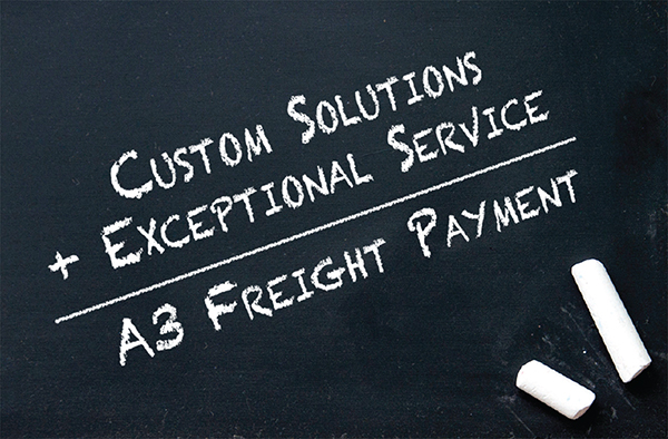 A3 Freight Payment A3 Freight Payment