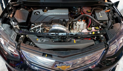 GM Chevy Volt electric vehicle