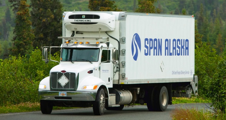 Photo of a Span Alaska truck.