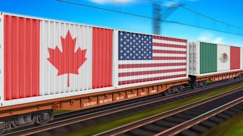 Main image for the April 2026 supplement, "Cross-Border Logistics Solutions: Keeping Freight in Motion."