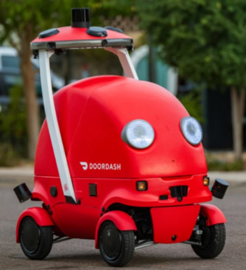 Photo of the DoorDash Dot.
