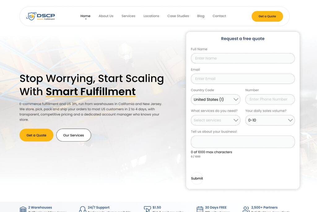 DSCP Smart Fulfillment DSCP Smart Fulfillment