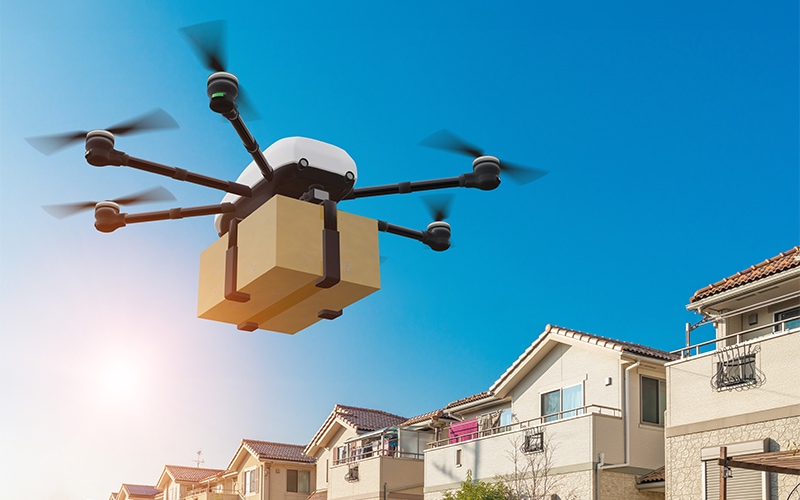 From Sky to Doorstep: Drones Deliver the Middle and Last Mile
