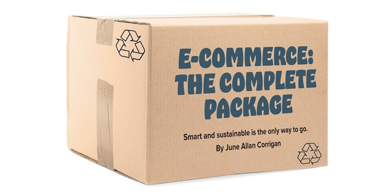 fulfillment center eliminates plastic outbound packaging