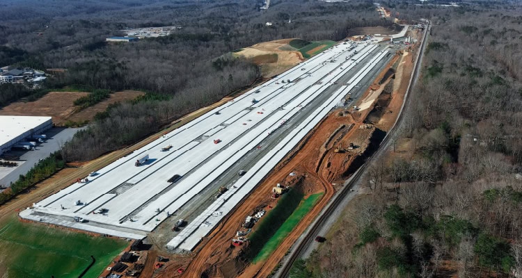 The Blue Ridge Connector (BRC), the Georgia Ports Authority’s inland port near Gainesville, Georgia.