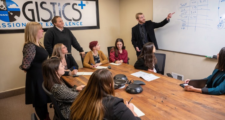 Combinando experiencia práctica en comercio global con un conjunto de tecnología que incluye paneles y herramientas de informes, Logistics Plus ofrece a los transportistas globales una visión unificada de su cadena de suministro. 