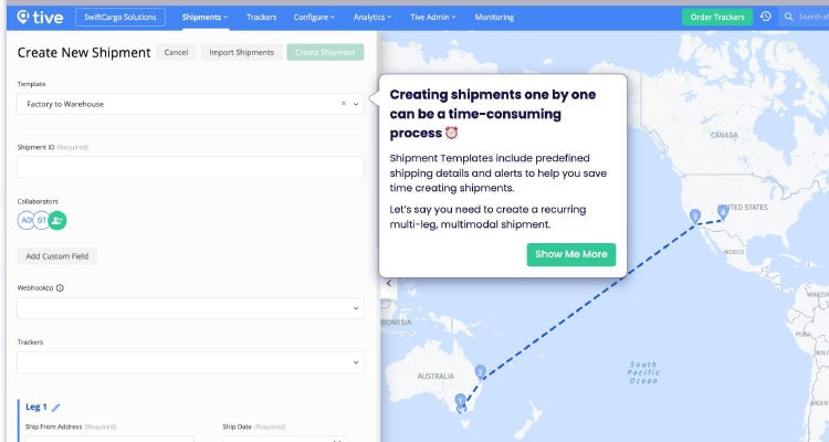 Many companies still lack visibility across their global supply chains, leaving cargo exposed to delays, theft, and damage. Supply chain platforms like Tive can help shippers easily create and track orders, enabling a full, real-time picture of their shipments in transit.
