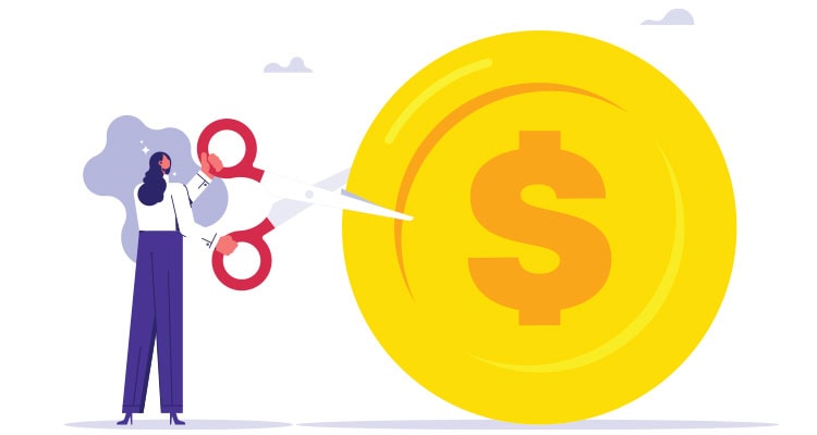 Illustration of cost cutting measures for the April 2026 Good Question article.