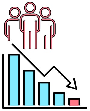 Illustration for "Population decline."