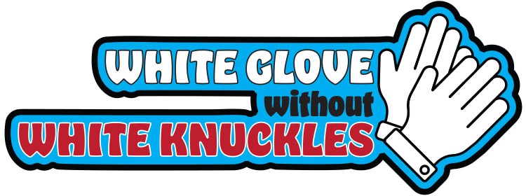 White Glove Without White Knuckles bumper sticker.