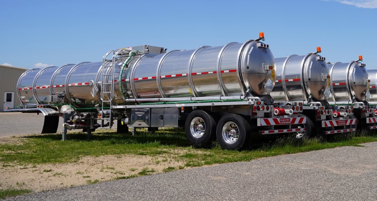 Tanker truck image for July 2026 HazMat Shipping article.