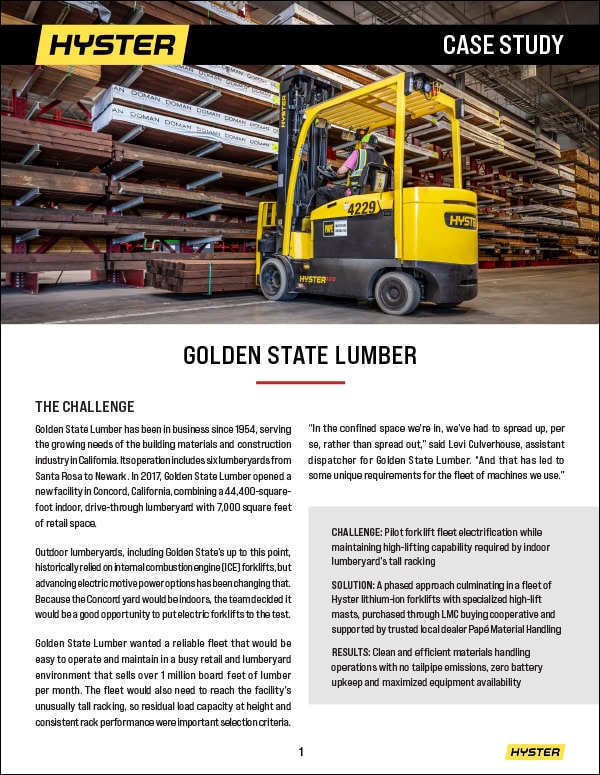 Case Study: Golden State Lumber Case Study: Golden State Lumber