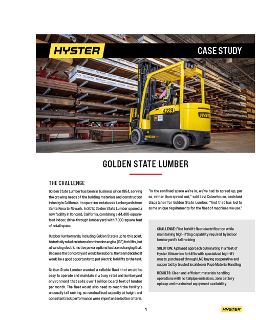 Hyster case study cover image.