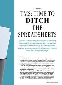 TMS: Time to Ditch the Spreadsheets
