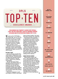 2019 Top 10 3PL Excellence Awards