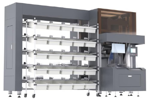 Integrated Systems Design offers the robotic 3D Sorter Mini Putwall System, a sortation solution for warehouse operations.