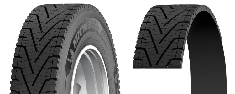 Michelin has expanded its X Line Grip D tire lineup with a pre-mold retread option, which extends casing life across multiple cycles.
