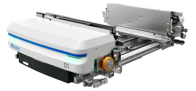 The new Double Reach Shuttle from Murata Machinery USA is an automated storage and retrieval system engineered for high-density storage and small-product handling. It integrates a narrow shuttle vehicle with a double-reach transfer mechanism, allowing it to retrieve and transport loads stored at greater depths within a compact footprint.