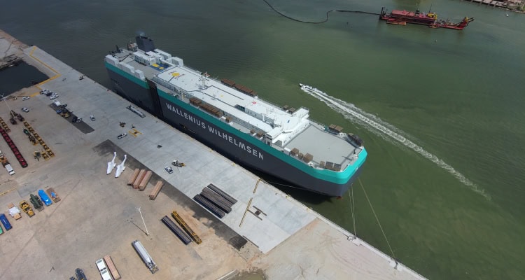 The Port of Galveston opened a new 1,410-foot cargo berth at its West Port Cargo Complex.