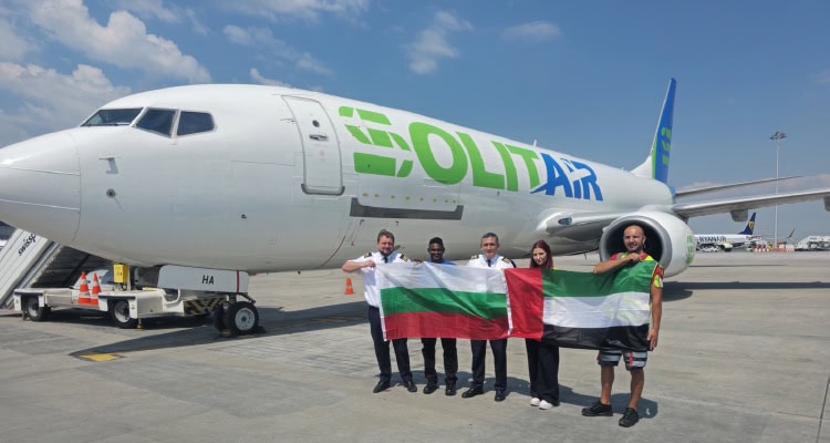 Dubai-based cargo carrier SolitAir launched service to Sofia, Bulgaria, its first destination in the European Union.