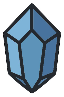 Illustration of a gem.