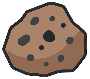 Illustration of a rock.