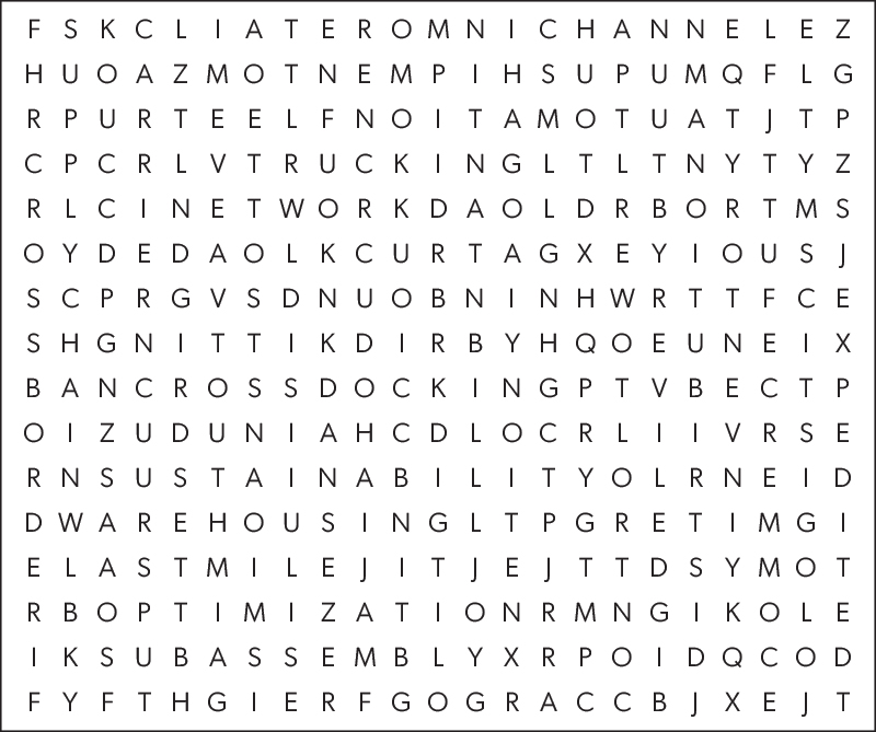 3PL Word Search 3PL Word Search