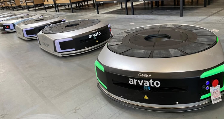 AMRs at Arvato center