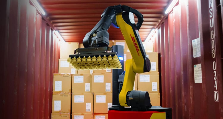 Stretch robot working for DHL
