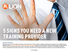 5 Signs You Need a New Training Provider