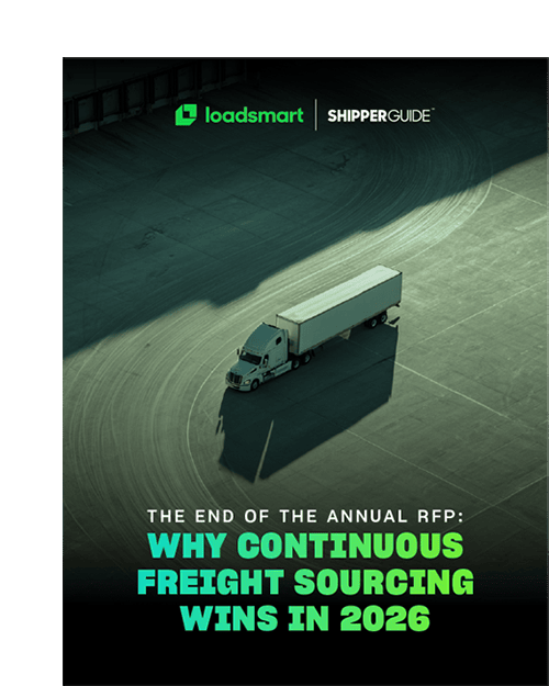 Cover image for Loadsmart's January 2026 Shipper's Guide.