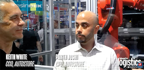 Thumbnail image of AutoStore interview at 2026 MODEX.