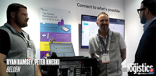 Thumbnail image of Belden interview at 2026 MODEX.