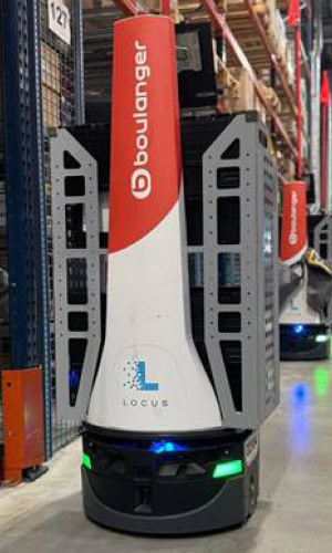 As part of its digital transformation, Boulanger, a consumer electronics and home appliance retailer in France, deployed LocusOne from Locus Robotics.