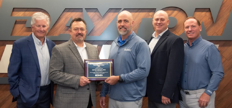 Echo Global Logistics named Dayton Freight Lines its Platinum LTL Carrier for outstanding service, commitment, and performance.
