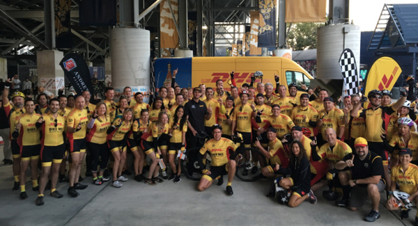 DHL Takes Part in the Bike MS 2018 Breakaway Event