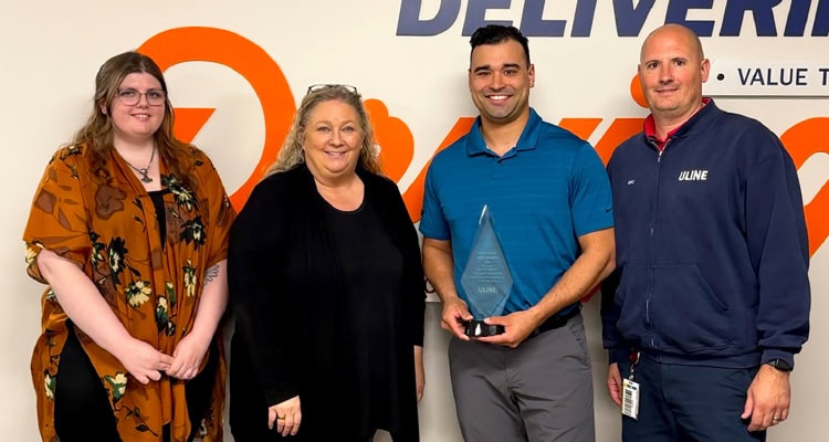 Uline has awarded Exceptional Performance recognition to three Dayton Freight Lines service centers.