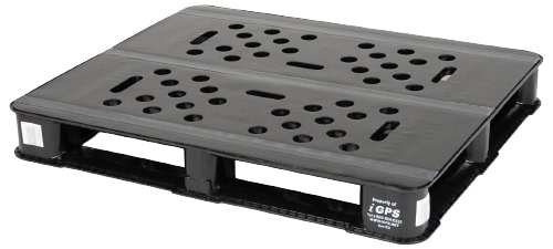 The iGPS plastic pallet is recyclable and lightweight.
