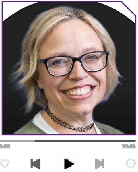 Foto de cabeza de Lori Boyer, directora de marketing de contenidos de Easypost.