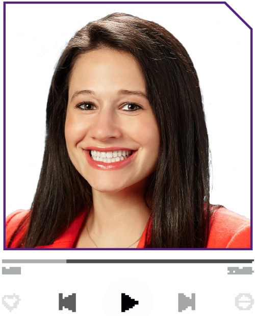 Foto de cabeza de Hannah Testani, directora ejecutiva de Auditoría Inteligente.