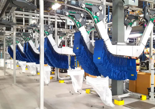 Recently introduced by Ferag America, ferag.skyfall is a modular overhead conveyor system.