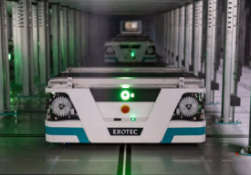 The Skypod system from warehouse automation company Exotec.