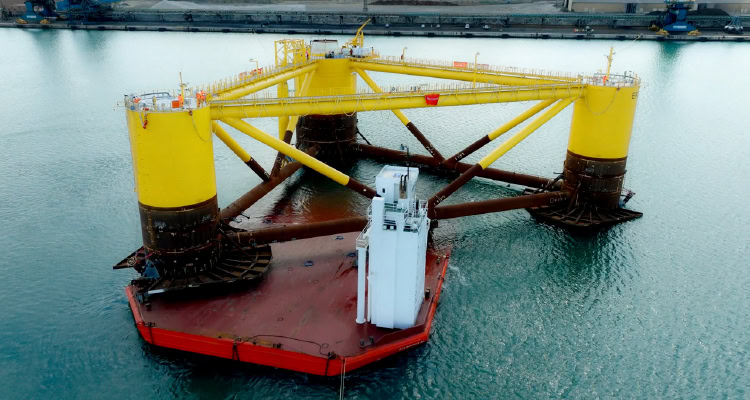 GEODIS recently moved structures as heavy as 2,500 tons each, not just across land, but into the sea with pinpoint precision.