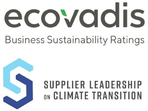 Ecovadis and Supplier Leadership badges for Romark Logistics' 2026 Planner company profile.