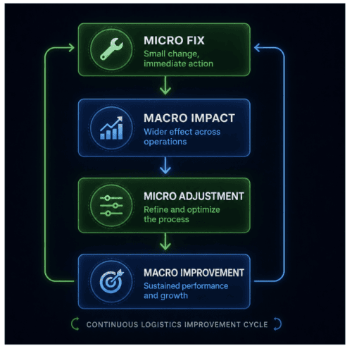 Transportgistics continuous improvement cycle