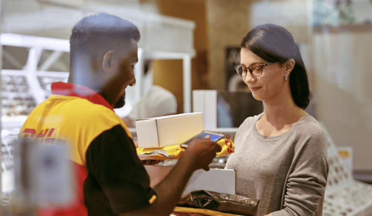 DHL UPS agreement last mile final mile delivery partnership
