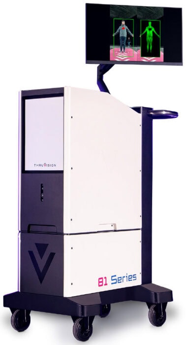 The 81 Series, the latest generation of Thruvision’s people screening technology.