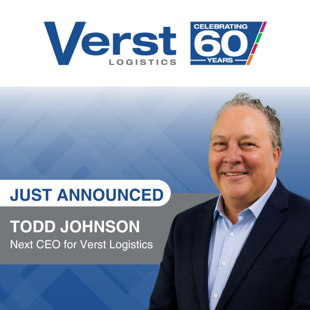 Verst Logistics Names Todd Johnson Next CEO Verst Logistics Names Todd Johnson Next CEO