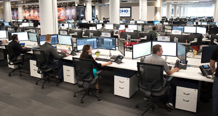 Photo of the Echo office.